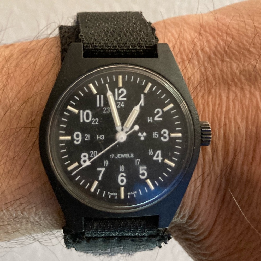 Tritium wind up watch. 2004 USMC issue